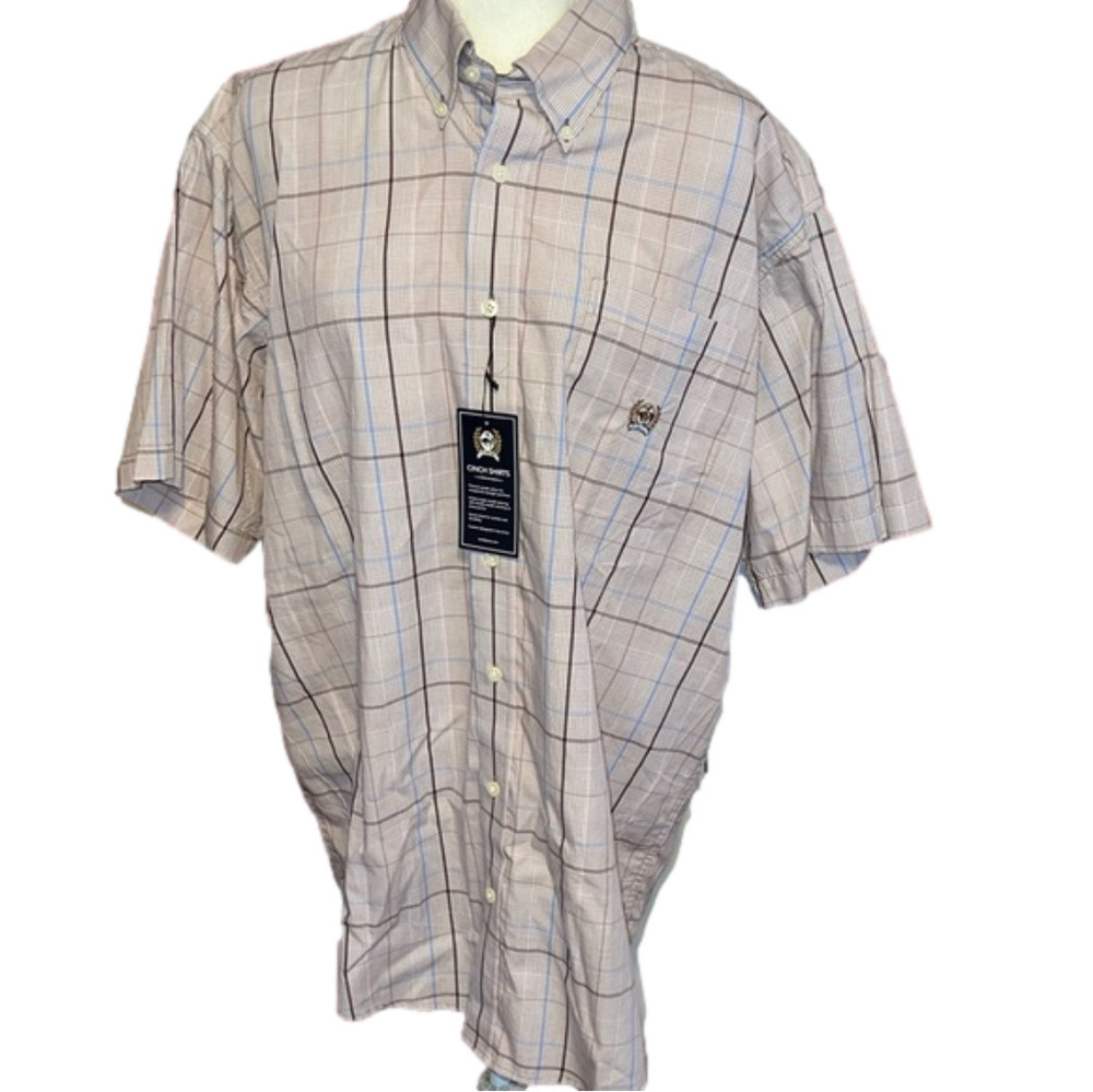 NWT Cinch Cotton Button Shirt M